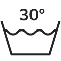 Áklæði má þvo við 30°C